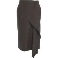 Fuste lungi Skirt with asymmetrical hem Femei