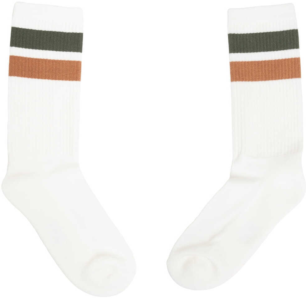 Lenjerie intima AUTRY Sock with stripes White Barbati (BM 19029457) 3
