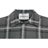 Camasi office pentru Barbati - Camasi office AMARANTO Shirt with plaid pattern Grey Barbati (BM 19029463) - B-mall.ro