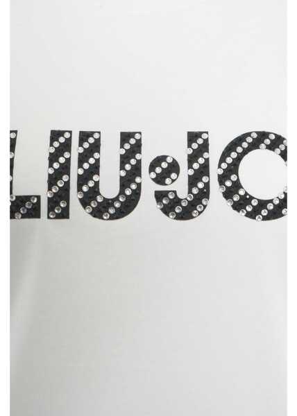 Tricouri Liu Jo T-shirt with logo print White Femei (BM 19029469) 4