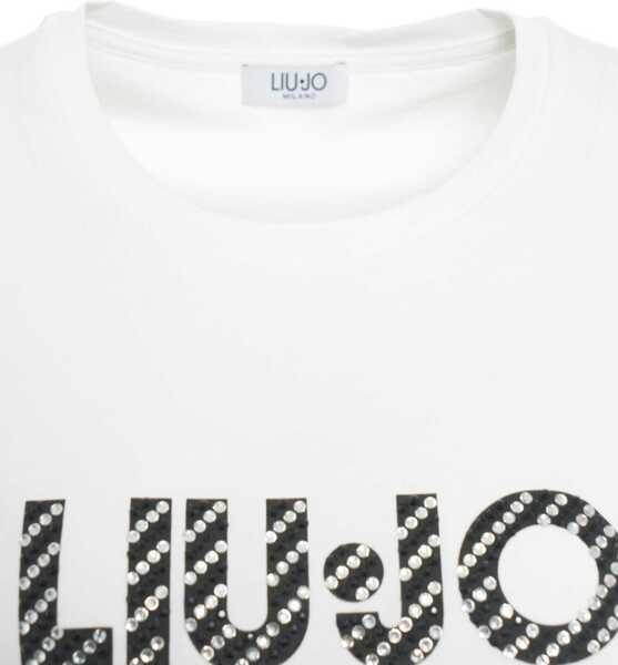 Tricouri Liu Jo T-shirt with logo print White Femei (BM 19029469) 5