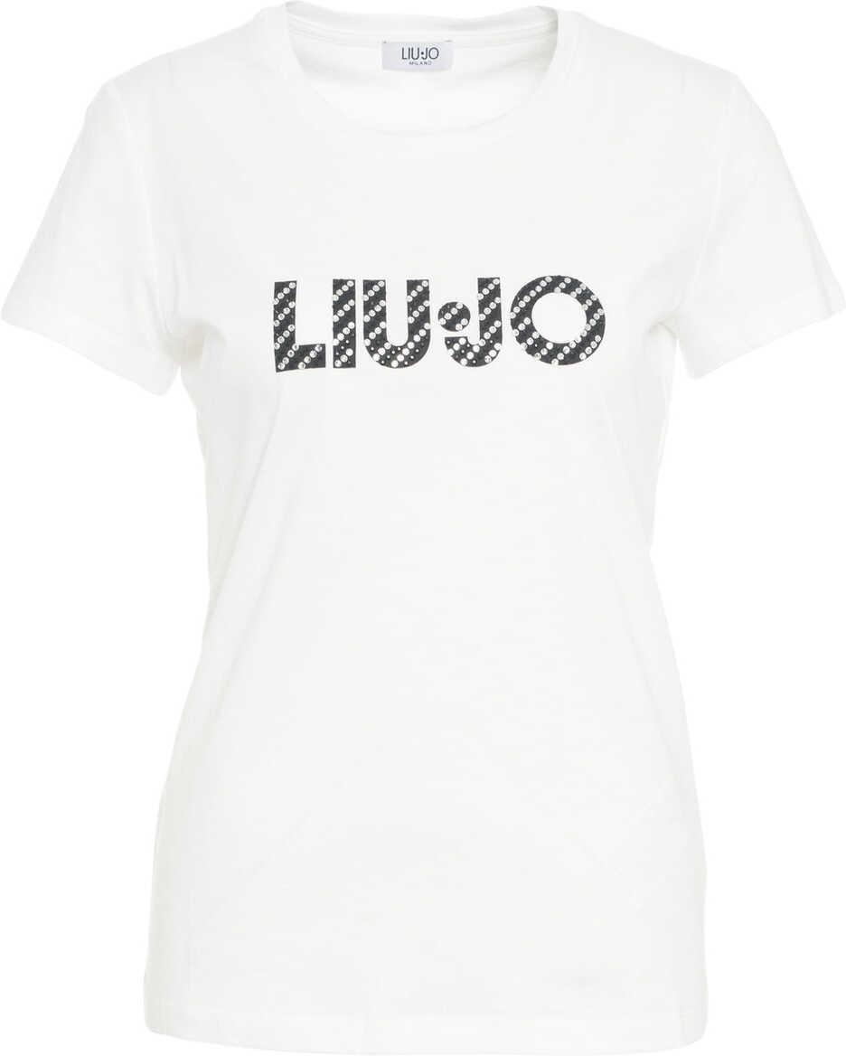 Tricouri Liu Jo T-shirt with logo print White Femei (BM 19029469) 6