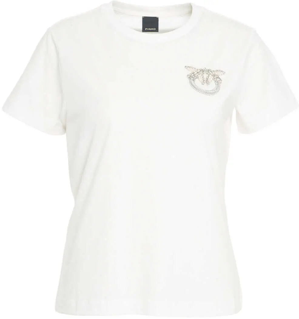 Tricouri Pinko T-shirt White Femei (BM 19029481) 2