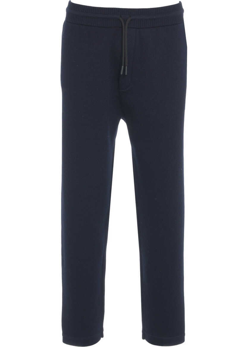 Pantaloni de trening AlphaTauri Knit joggers Blue Barbati (BM 19029487) 2