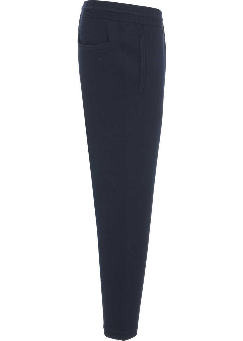 Pantaloni de trening AlphaTauri Knit joggers Blue Barbati (BM 19029487) 3