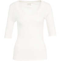 Tricouri T-shirt with scoop neck and three-quarter sleeves Femei
