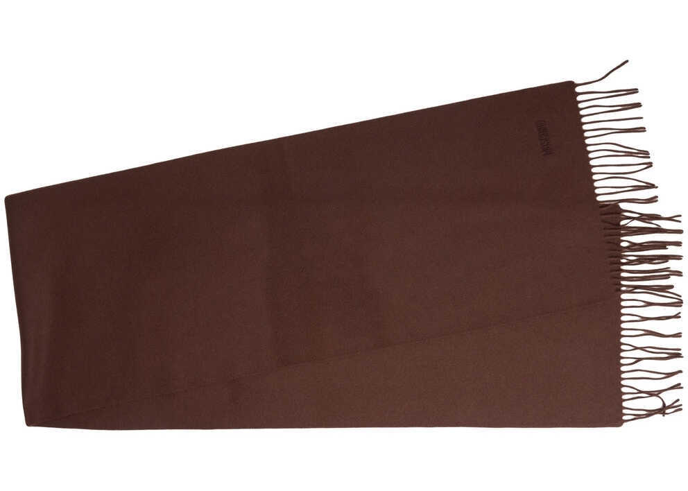 Esarfe Moschino Scarf with fringe details Brown Femei (BM 19029505) 2