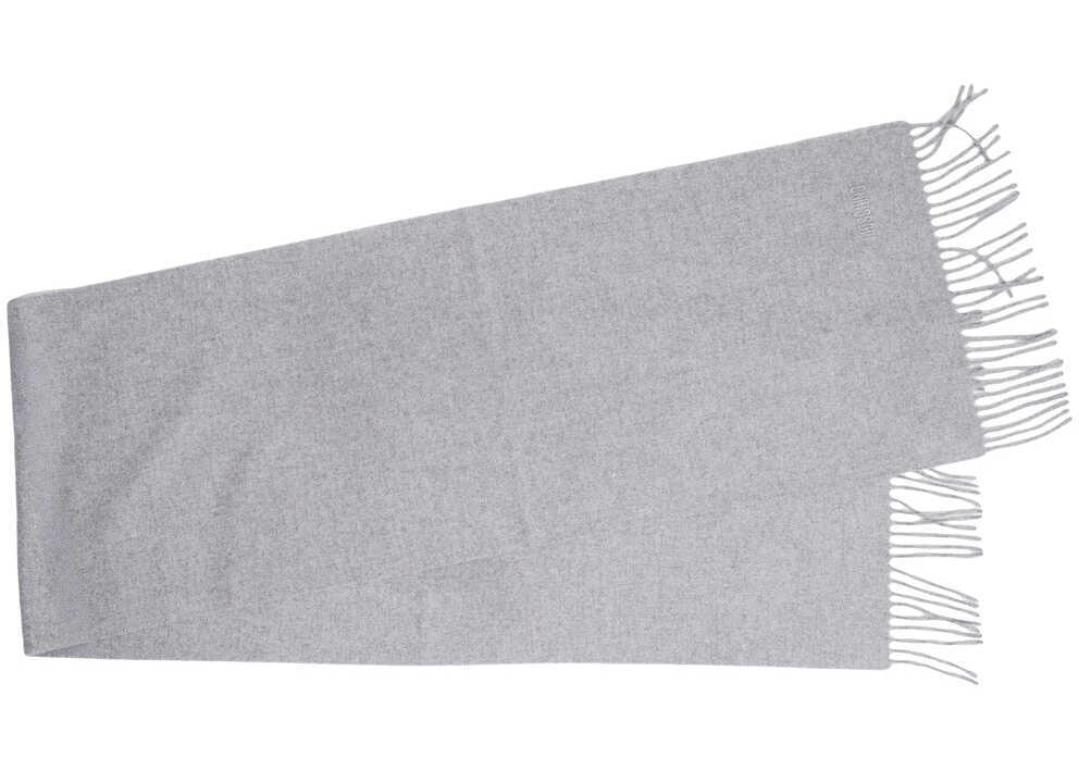 Esarfe Moschino Scarf with fringe details Grey Femei (BM 19029505) 2