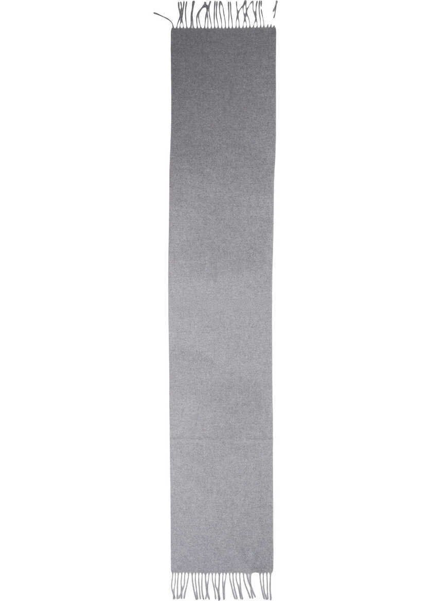 Esarfe Moschino Scarf with fringe details Grey Femei (BM 19029505) 3
