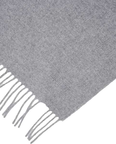 Esarfe Moschino Scarf with fringe details Grey Femei (BM 19029505) 4