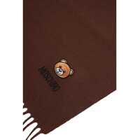 Esarfe Dama - Esarfe Moschino Scarf with fringes Black Femei (BM 19029511) - B-mall.ro