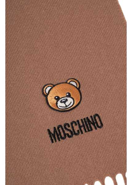 Esarfe Moschino Scarf with fringes Brown Femei (BM 19029511) 4