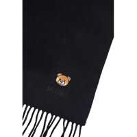 Esarfe Dama - Esarfe Moschino Scarf with fringes Black Femei (BM 19029511) - B-mall.ro