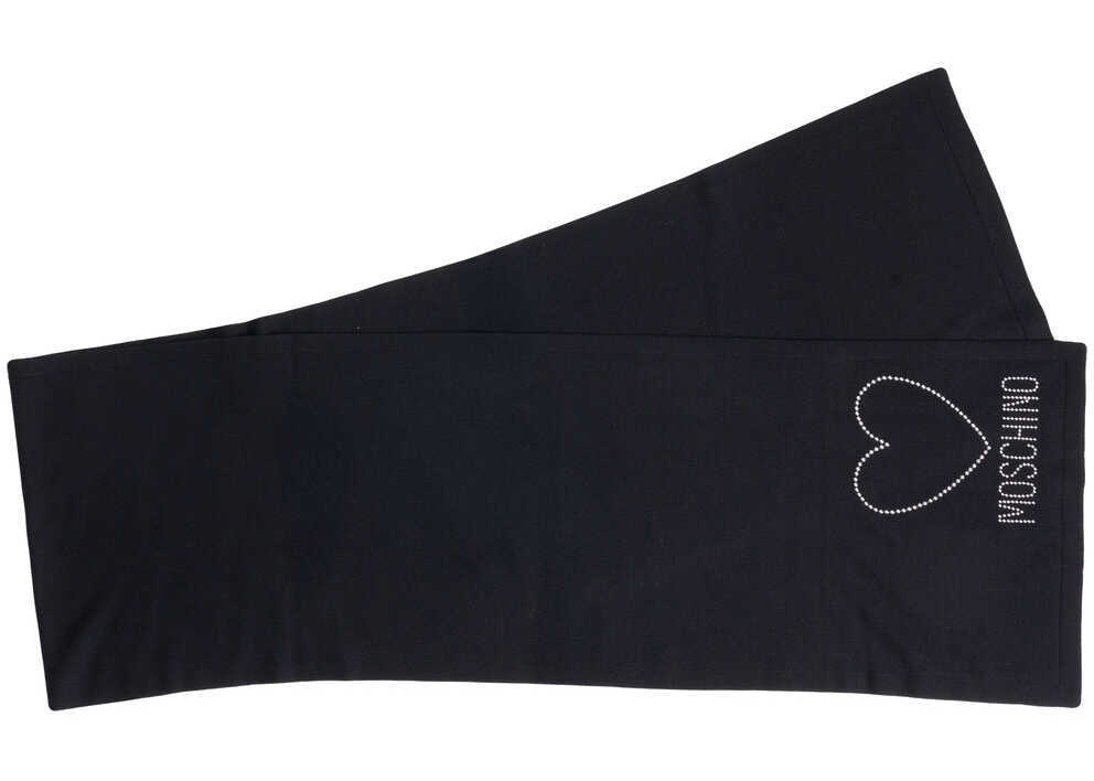 Esarfe Moschino Scarf with embroidery Black Femei (BM 19029517) 2