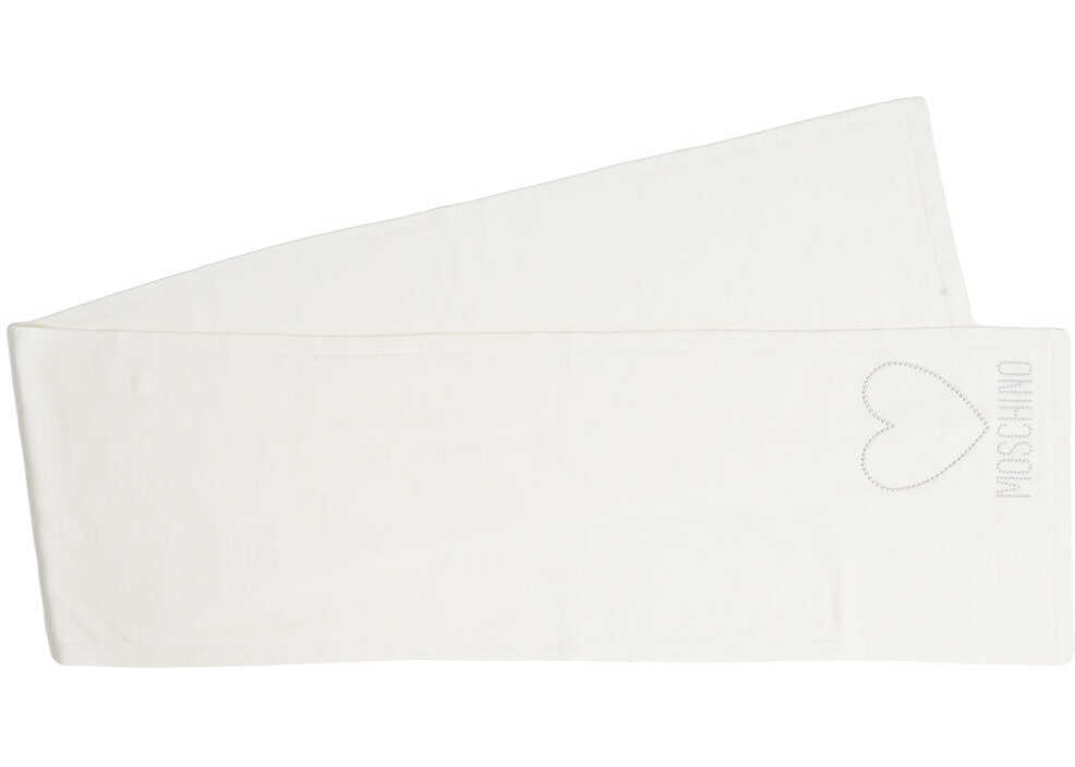 Esarfe Moschino Scarf with embroidery White Femei (BM 19029517) 2