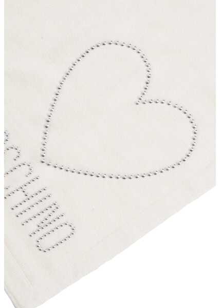 Esarfe Moschino Scarf with embroidery White Femei (BM 19029517) 4