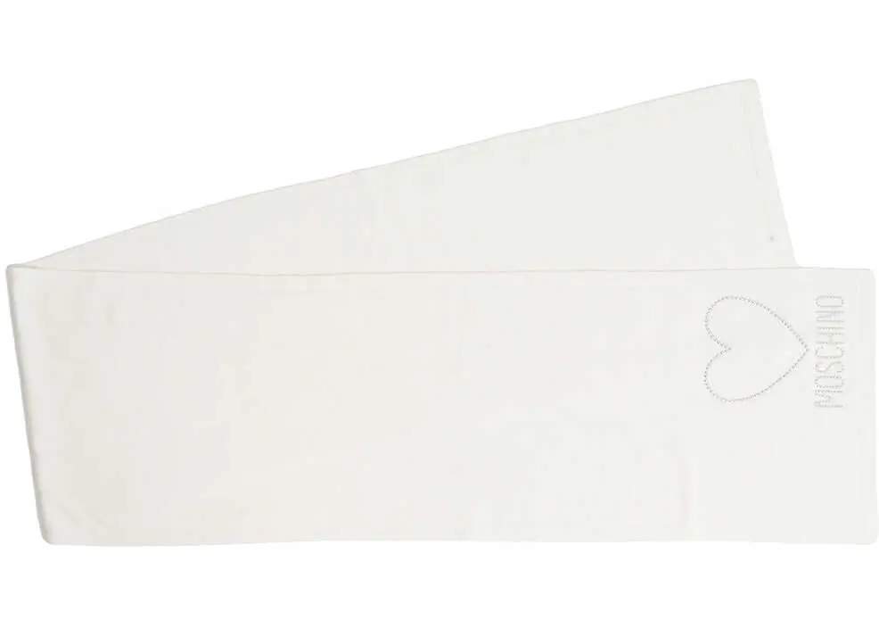 Esarfe Moschino Scarf with embroidery White Femei (BM 19029517) 1
