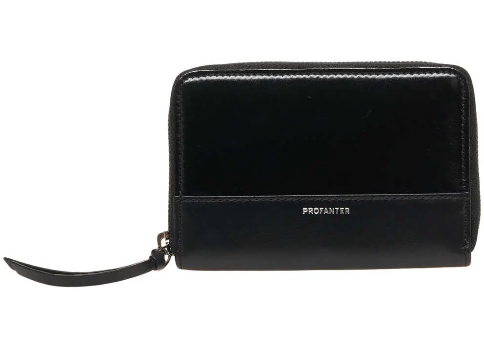 Portofele Profanter Smooth leather wallet ALICE Black Femei (BM 19029523) 2