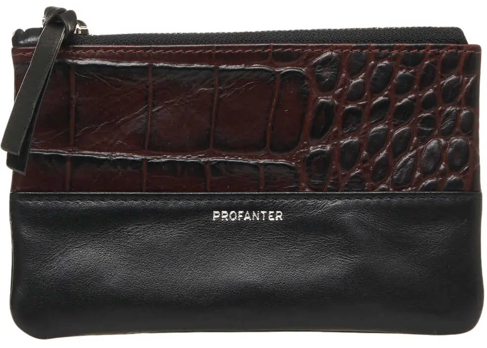 Portofele Profanter Embossed leather wallet IDA Black Femei (BM 19029526) 1