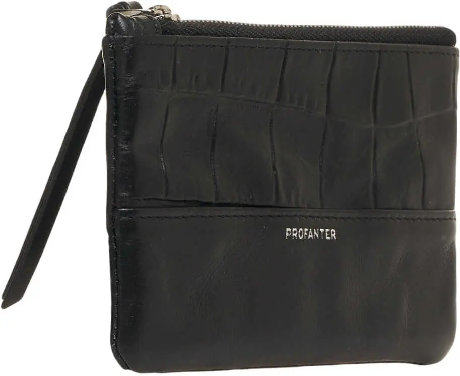 Portofele Profanter Embossed leather wallet IDA Black Femei (BM 19029526) 3