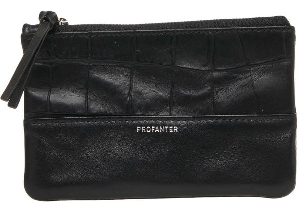 Portofele Profanter Embossed leather wallet IDA Black Femei (BM 19029526) 1