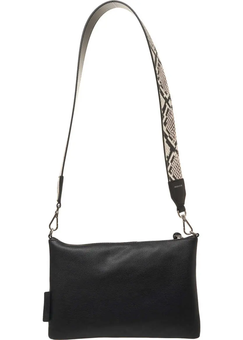 Genti de umar Profanter Smooth leather shoulder bag Juna Black Femei (BM 19029538) 4