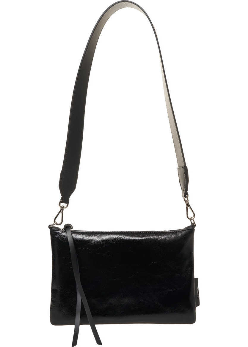 Genti de umar Profanter Smooth leather shoulder bag Juna Black Femei (BM 19029538) 1