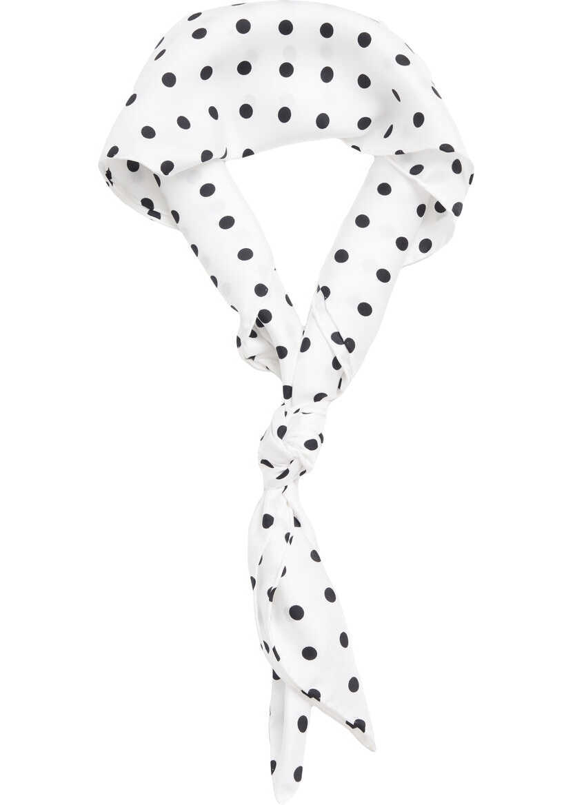 Esarfe Moschino Printed foulard White Femei (BM 19029544) 2