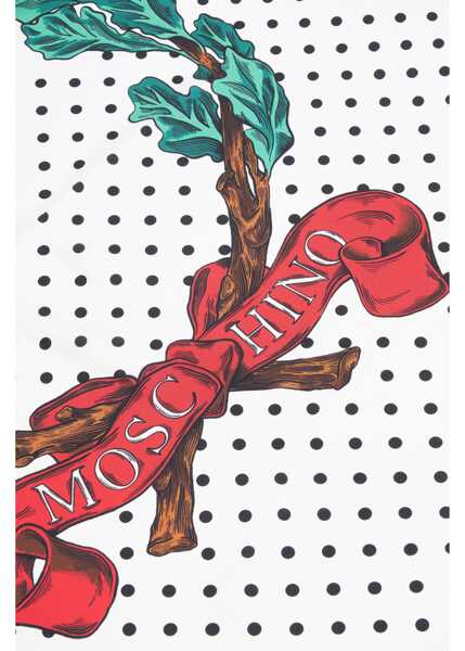 Esarfe Moschino Printed foulard White Femei (BM 19029544) 4