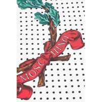 Esarfe Dama - Esarfe Moschino Printed foulard White Femei (BM 19029544) - B-mall.ro