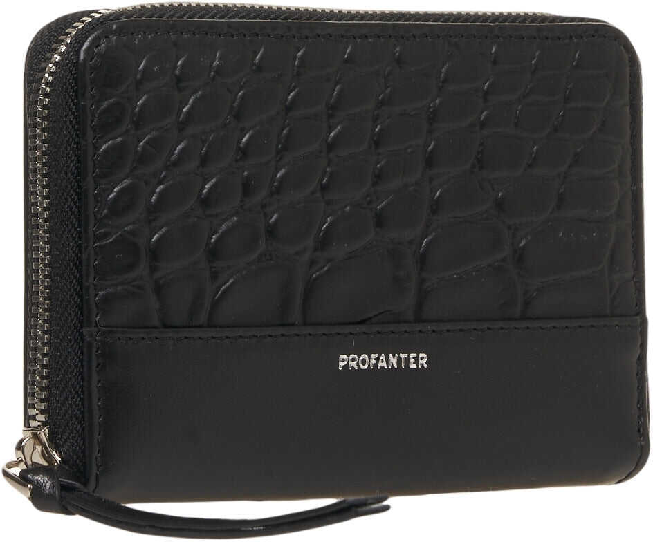 Portofele Profanter Wallet with reptile embossing ALICE Black Femei (BM 19029550) 3