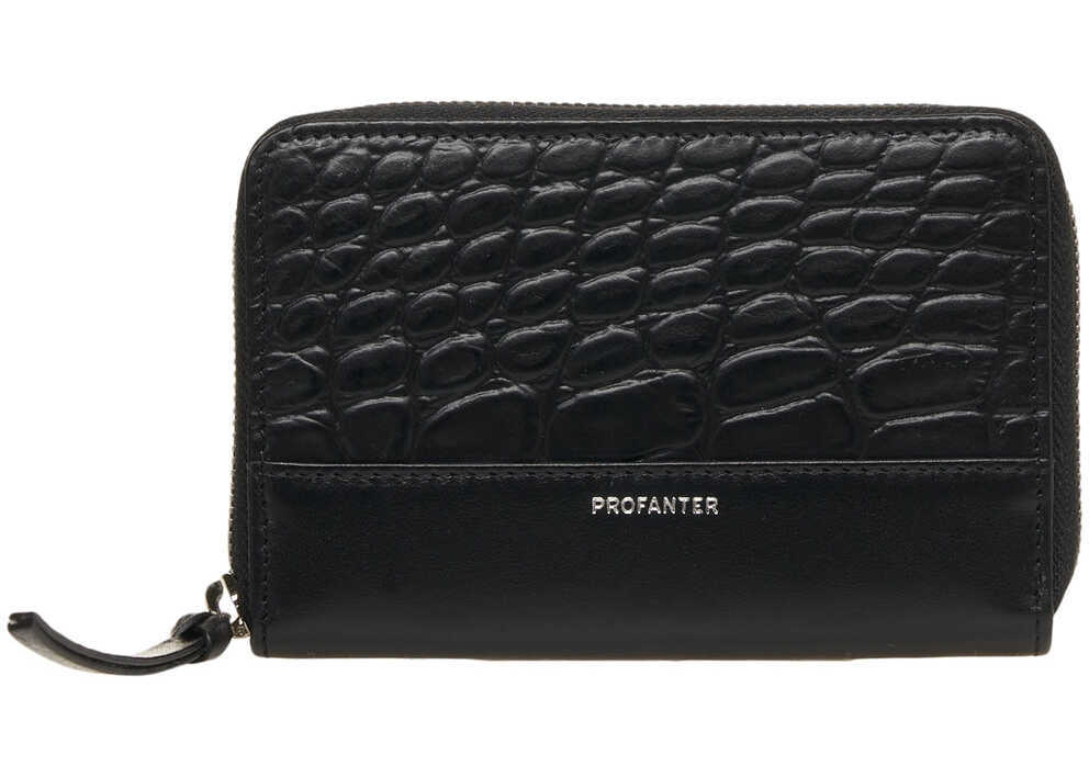 Portofele Profanter Wallet with reptile embossing ALICE Black Femei (BM 19029550) 1