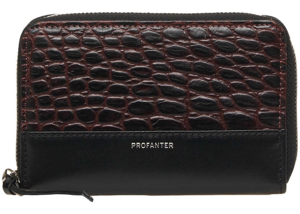 Portofele Profanter Wallet with reptile embossing ALICE Black Femei (BM 19029550) 2
