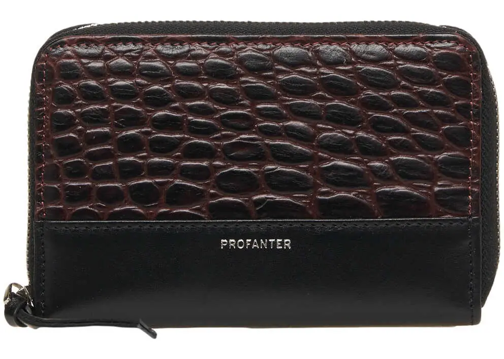 Portofele Profanter Wallet with reptile embossing ALICE Black Femei (BM 19029550) 1