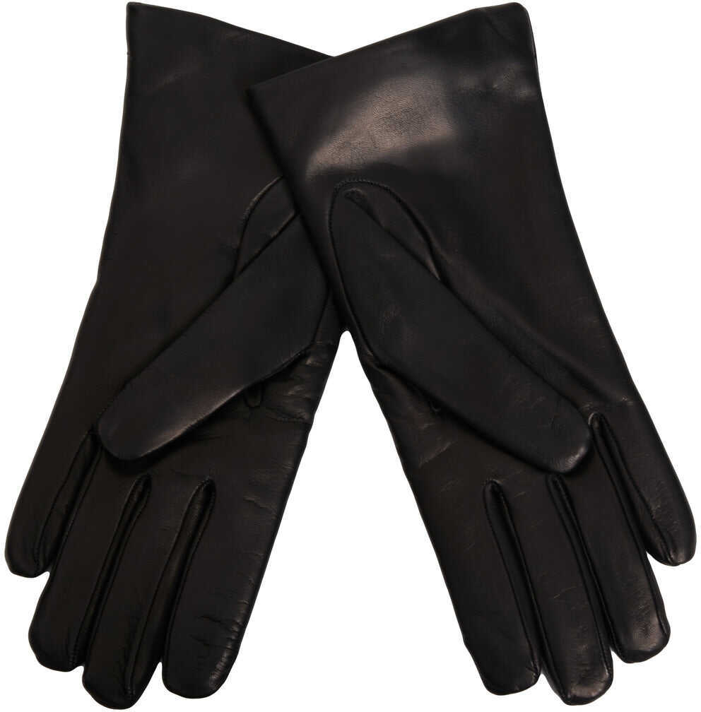 Manusi Moschino Leather gloves Black Femei (BM 19029553) 3