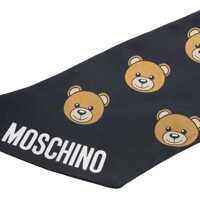Esarfe Dama - Esarfe Moschino Foulard with print Black Femei (BM 19029556) - B-mall.ro