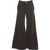 Kaos Wide leg trousers Brown