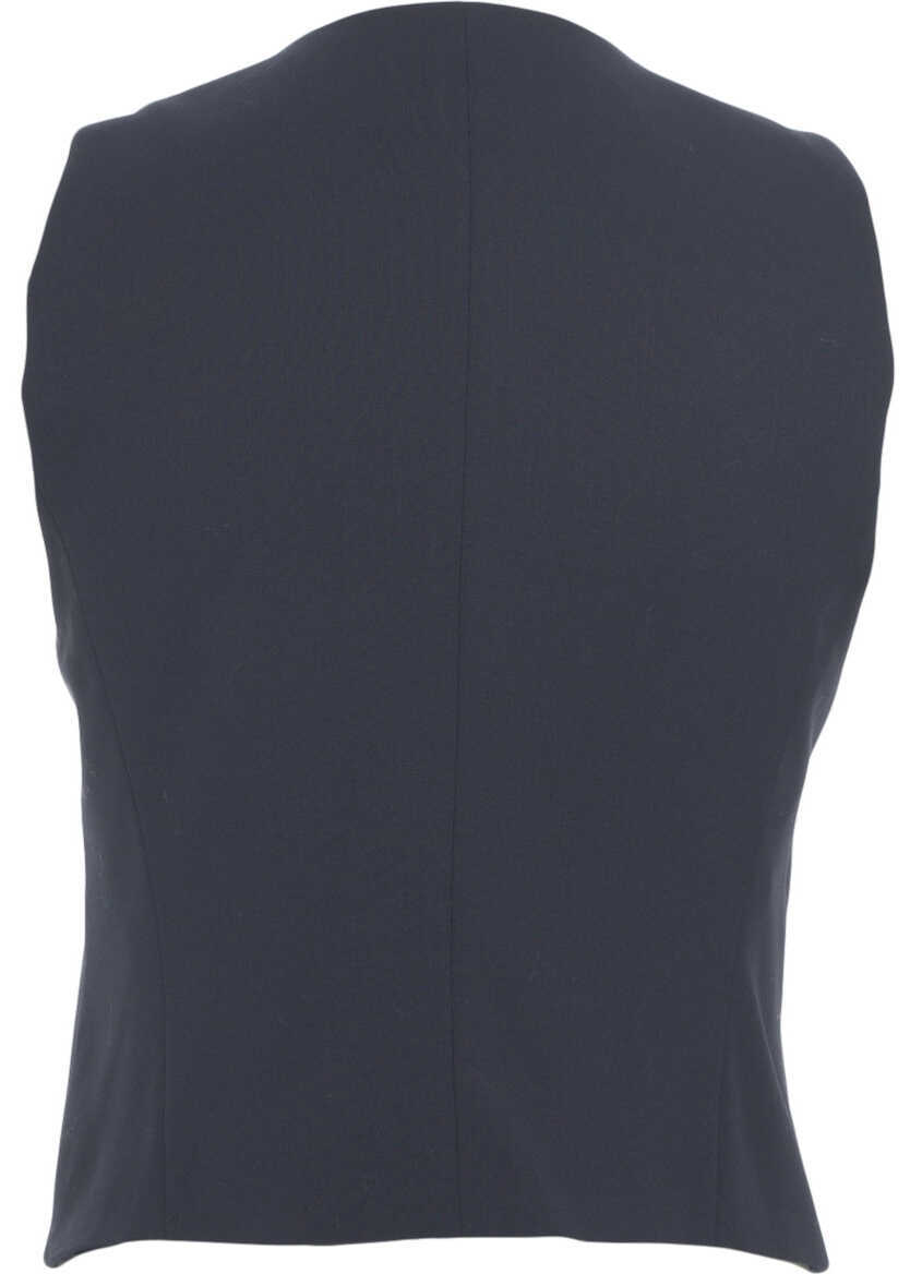 Veste Kaos Single-breasted vest Blue Femei (BM 19029571) 3