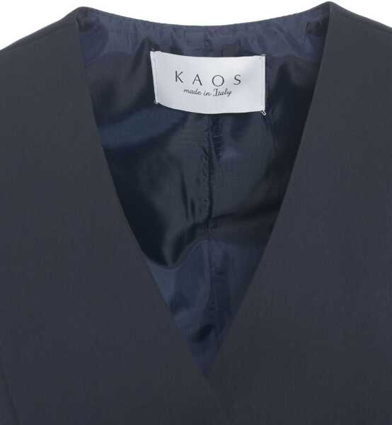 Veste Kaos Single-breasted vest Blue Femei (BM 19029571) 5