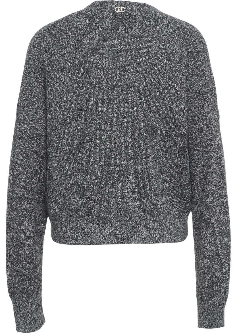 Cardigane Liu Jo White Cardigan with decorative buttons Grey Femei (BM 19029580) 3