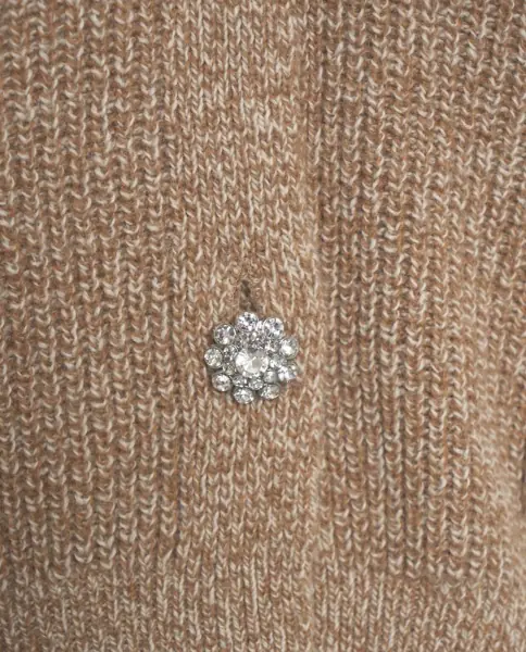 Cardigane Liu Jo White Cardigan with decorative buttons Beige Femei (BM 19029580) 5