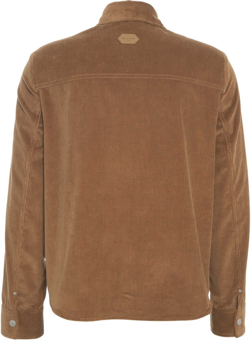 Jachete Jacob Cohen Corduroy overshirt Brown Femei (BM 19029583) 3