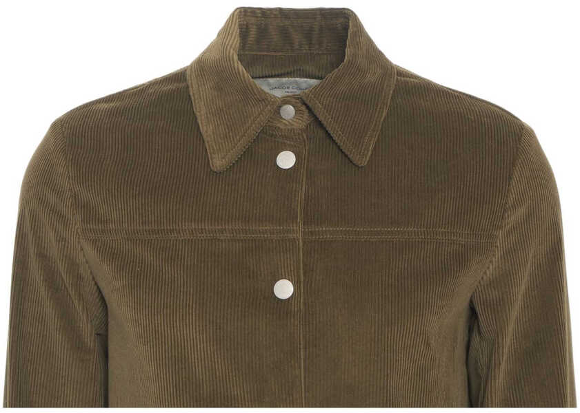 Jachete Jacob Cohen Corduroy overshirt Green Femei (BM 19029583) 4