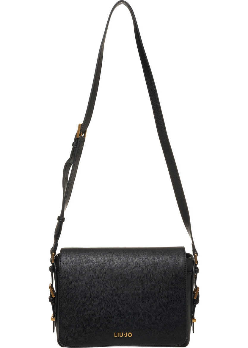 Genti de umar Liu Jo Shoulder bag with logo lettering Black Femei (BM 19029586) 1