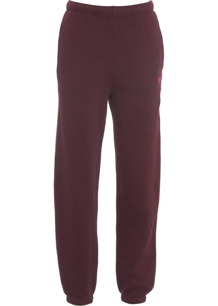 Pantaloni de trening American Vintage Joggers with logo detail Red Femei (BM 19029592) 7