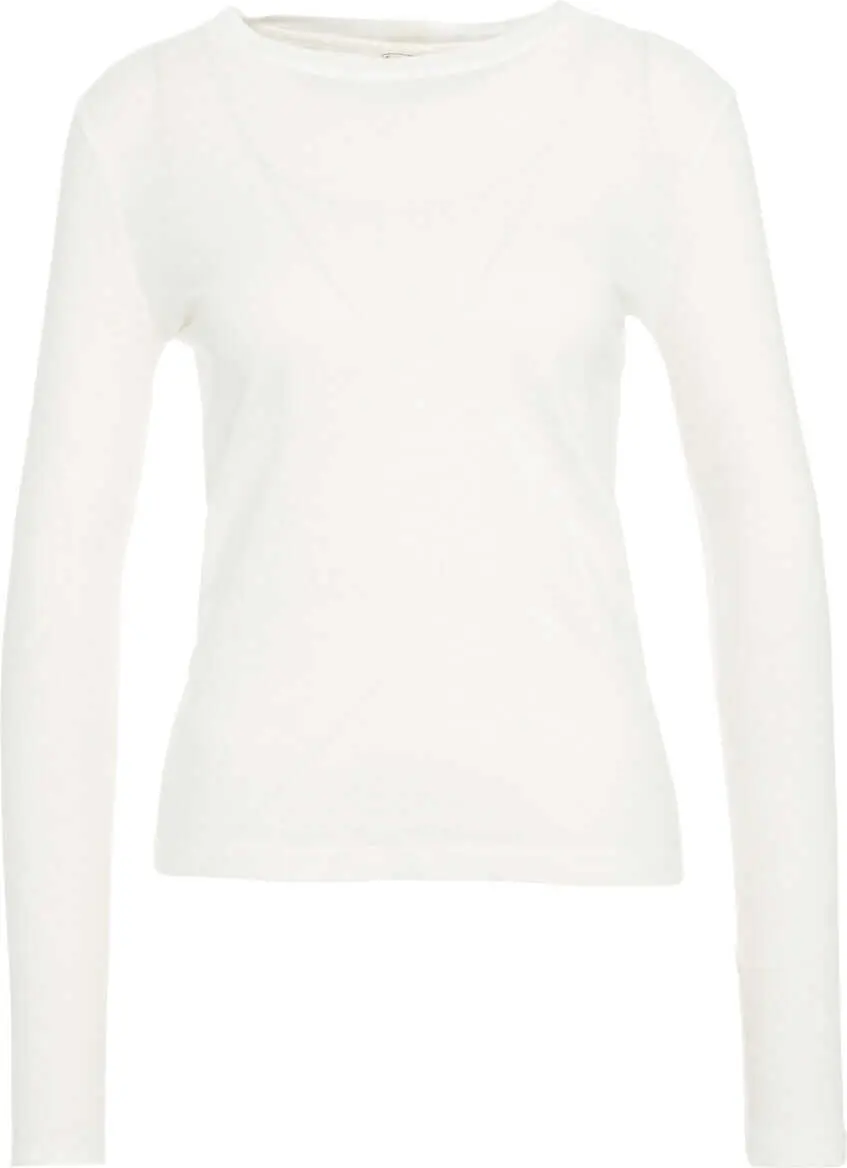 Tricouri American Vintage Long-sleeved t-shirt Gamipy White Femei (BM 19029601) 2