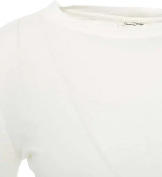 Tricouri American Vintage Long-sleeved t-shirt Gamipy White Femei (BM 19029601) 7