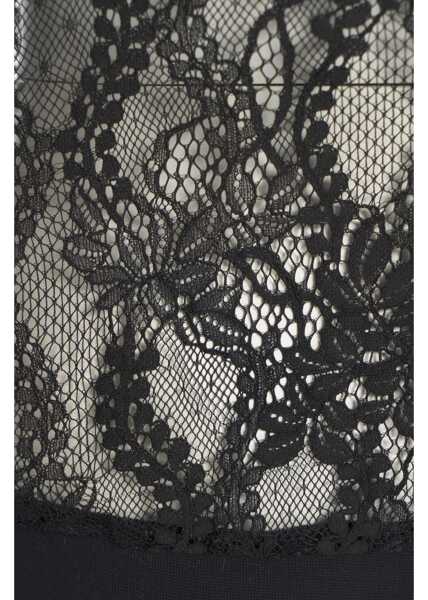 Bomber jacket LIU JO SPORT Bomber jacket with lace Black Femei (BM 19029604) 5