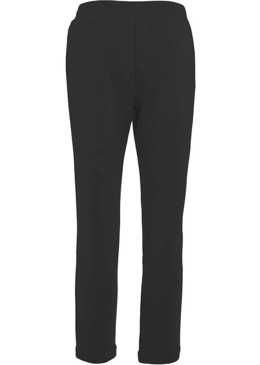 Pantaloni de trening LIU JO SPORT Joggers with rhinestones Black Femei (BM 19029607) 4