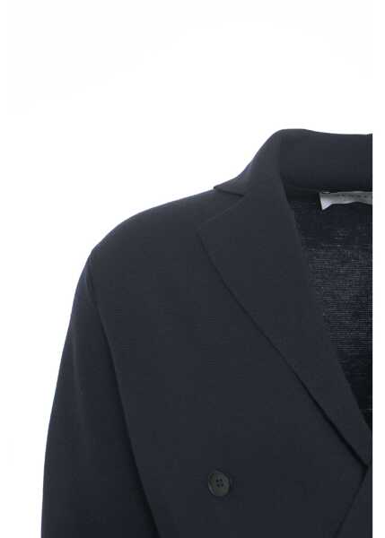 Sacouri Gender Double-breasted blazer Blue Barbati (BM 19029613) 6